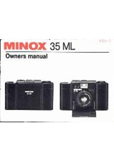 Minox 35 ML manual. Camera Instructions.